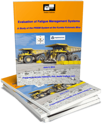 3D Cover | 2023 - Case Study - Evaluation of Fatigue Management Systems PRISM System and Kumba Kolomela Mine