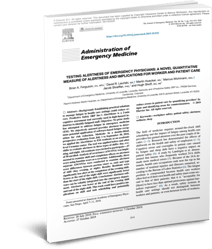 3D Cover | 2023 - Whitepaper - Testing the Alertness of Emergency Room Physicians